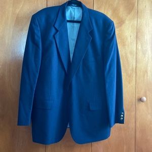 Dark navy 100% wool jacket